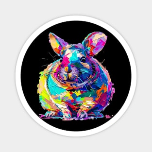 Bunny Colorful Pop Art Design Animal Lover Gift Idea Magnet
